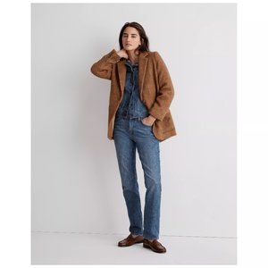 Madewell Boucle Larsen Blazer Toffee Melange Size M - NWT